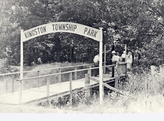 Bridge in Kingston Township Park